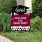 Big Dot of Happiness Maroon Graduation Party Decorations - Grad Party Welcome Yard Sign